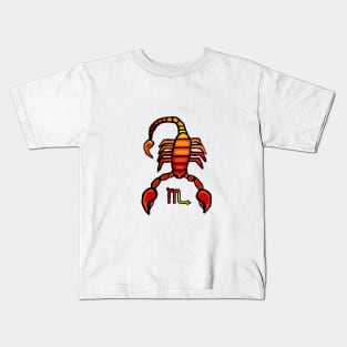 Sexy-Exy Zodiak Scorpio Kids T-Shirt